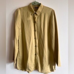 Sigrid Olsen Yellow Shirt